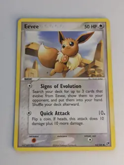 Eevee 63/100 EX Sandstorm No E-Reader Common Pokemon TCG Card HP - Image 1