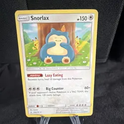 Pokemon Snorlax 158/214 Sm-Unbroken Bonds Holo Rare 150HP English Basic Card - Image 1