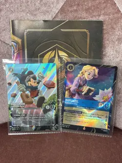 Disney Lorcana Mickey Mouse Inspirational Warrior Enchanted Card 221/204 NM +GWP - Image 1