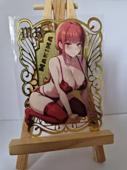 Makima | Chainsaw MAN | MR Metal Card 078/100 | Anime Waifu - Image 1
