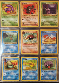 100% Complete Fossil Set 62/62 Pokemon Cards NM-MP - Image 4
