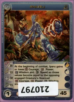 (210797) IPARU 35/15/30/15/45 (1 Max Stats) Ultra Rare Foil Chaotic Card - Image 1