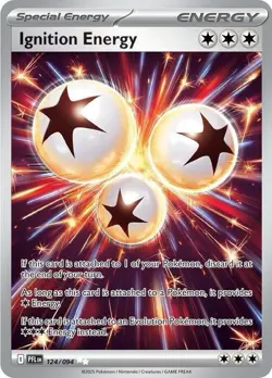 Ignition Energy Phantasmal Flames 124/094 Ultra Rare Holo Pokemon Card NM Mint - Image 1