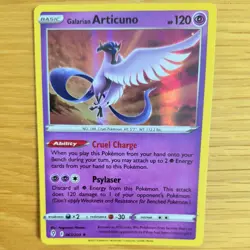 GALARIAN ARTICUNO 063/203 POKEMON CARD (EVOLVING SKIES SET) HOLO - Image 1