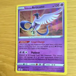 GALARIAN ARTICUNO 063/203 POKEMON CARD (EVOLVING SKIES SET) HOLO - Image 4
