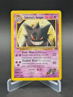 Sabrina's Gengar 29/132 - Gym Challenge Rare - Pokemon Card - LP/MP - Image 1