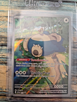 Pokemon TCG Snorlax SVP 051 Pokemon 151 ETB Black Star Promo Card Holo NM - Image 1