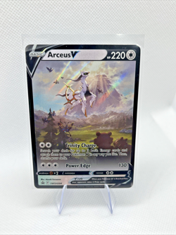 Arceus V SWSH204 Black Star Promo Holo Pokemon Card NM - Image 1