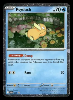 Psyduck - MEP 007 - Cosmos Holo - Pokemon Card - NM/M - Image 1