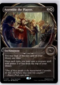 Assemble the Players (Showcase) Murders at Karlov Manor Regularn NM R 0287 - Image 1