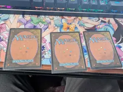 3x Mtg Stronghold Mana Leak Autographed By Christopher Rush - Image 1