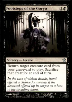 Footsteps of the Goryo LP Light Play Saviors of Kamigawa MTG [5764] - Image 1