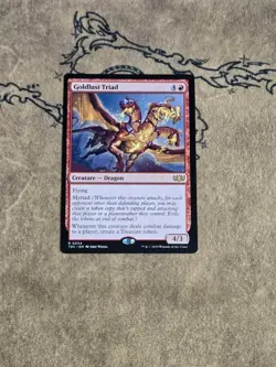 Goldlust Triad 0034 Commander: Tarkir: Dragonstorm Non-Foil NM - Image 1