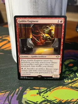 MTG Goblin Engineer Modern Horizons Regular (128/254) LP FREE SHIPPING - Image 1