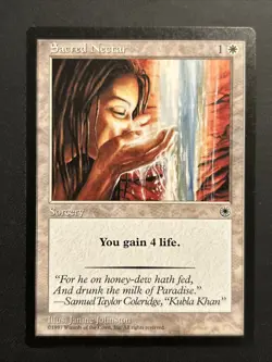 Sacred Nectar Portal Regular Magic The Gathering MTG TCG NM - Image 1