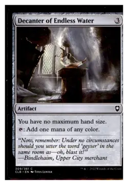 MTG - #309 Decanter of Endless Water - Battle for Baldur's Gate - Image 1
