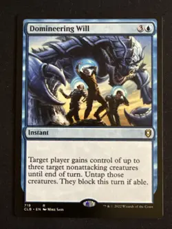 1x Domineering Will (719) Commander Legends: Battle for Baldur's Gate LP MTG - Image 1