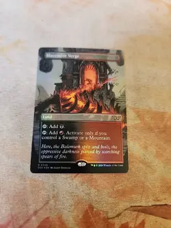 Blazemire Verge Borderless Foil Duskmourn House Of Horrors MTG NM - Image 1