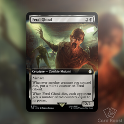 MTG Feral Ghoul (Extended Art) 0381 Universes Beyond: Fallout PIP - Image 1