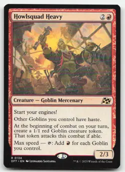 MTG Aetherdrift #134 Howlsquad Heavy NM - Image 1