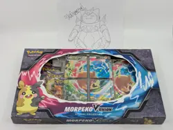 Pokemon TCG Morpeko V-Union Special Collection Box 4 Boosters New Factory Sealed 820650850196 - Image 2