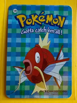 MAGIKARP Pokemon Pocket Monsters Japanese Vending Prism Sticker Holo LP Foil - Image 1