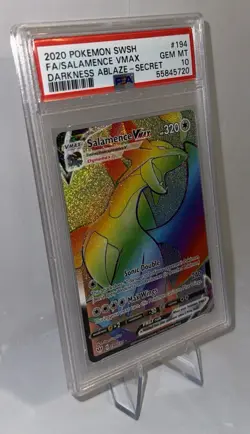 2020 Pokemon SWSH FA/Salamence VMAX #194 - PSA 10 GEM MINT - Image 4