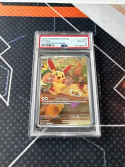 2023 POKEMON PAR EN-PARADOX RIFT ILLUSTRATION RARE #193 PLUSLE PSA 10 - Image 2