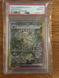 Leafeon VSTAR PSA 10 #200 Japanese Special Art Rare Terastal Fest PSA 10 Pokemon - Image 1