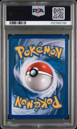 2002 POKEMON EXPEDITION #53 MEGANIUM-REVERSE FOIL PSA 8 - Image 2