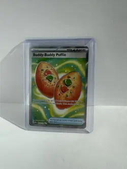 Pokemon Buddy-Buddy Poffin Trainer Ultra Rare Full Art Holo Mega Evo 167/132 - Image 4