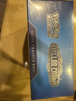 Pokemon TCG Scarlet and Violet Stellar Crown Elite Trainer Box New Sealed - Image 2