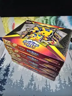 5X Pokemon Shining Fates Pikachu V Collection Box NEW FACTORY SEALED TCG - Image 1