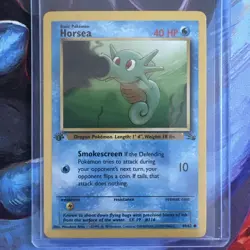 Pokemon 1st First Edition HORSEA Fossil 49/62 1999 WOTC - Image 1