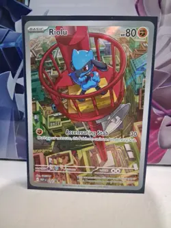 Pokemon Riolu Mega Evolutions Black Star Promo Illustration #10 TCG - Image 3