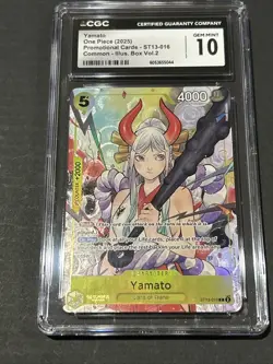 CGC GEM MINT 10 - Yamato ST13-016 Promo One Piece Illustration Box Volume 2 *QTY - Image 1