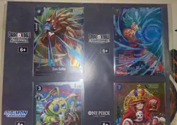 Bandai Gen Con 2024 Promo Foils Sealed Sheet Monkey D. Luffy P-043 One Piece - Image 1