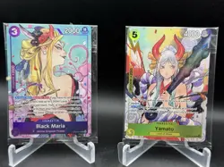 One Piece Yamato & Black Maria Illustration Box Volume 2 Promo Sealed Ships ASAP - Image 1