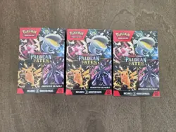 Pokemon TCG Scarlet & Violet Paldean Fates Booster Bundle Lot of 3 New / Sealed - Image 1
