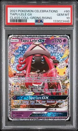 2021 Pokemon Celebrations Tapu Lele 60/145 Classic Collection PSA 10 Graded card - Image 1