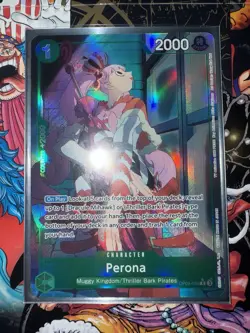 One Piece OP09 CCG Emperors Of The New World Perona Alt Art Card *ENGLISH* - Image 1