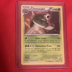 POTENTIAL PSA 10! Holo Chesnaught 11/162 XY Breakthrough Set Pokemon TCG Card - Image 1