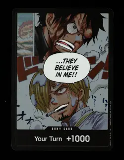 DON!! Card Luffy & Sanji OP-11 A Fist of Divine Speed One Piece English NM - Image 1