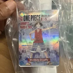 One Piece Monkey D. Luffy US Voyage College Basketball Card Rutgers 1/23 - Image 3