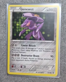 Pokemon XY196 Genesect Cosmos Holo Black Star Promo Card - Image 1