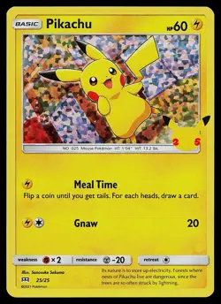 Pokemon Card - Pikachu McDonald's 25th Anniversary Promo 025/025 Holo - Image 1
