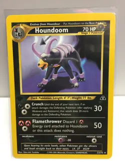 1st Edition - 1995-2001 Vintage Nintendo Pokemon TCG Neo Discovery /75 Card Mint - Image 3