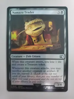 MTG Namazu Trader Final Fantasy Foil Common - Image 1