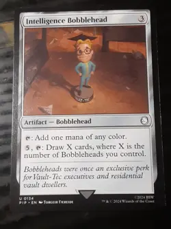 Intelligence Bobblehead , Commander FALLOUT , NM,MTG ,FREE SHIPPING - Image 1