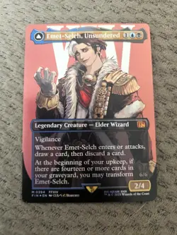 Magic the Gathering: #394 Emet-Selch, Unsundered / Hades, Sorcerer of Eld Foil - Image 1